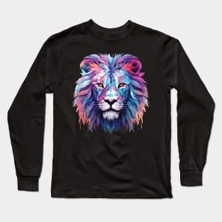 Holographic Lion - modern style gift Long Sleeve T-Shirt